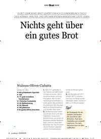 Titelbild der Ausgabe 2/2020 von Nichts geht über ein gutes Brot. Zeitschriften als Abo oder epaper bei United Kiosk online kaufen.