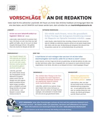 Titelbild der Ausgabe 4/2019 von LESER POST: VORSCHLÄGE AN DIE REDAKTION. Zeitschriften als Abo oder epaper bei United Kiosk online kaufen.