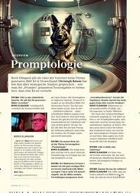 Titelbild der Ausgabe 3/2023 von Promptologie. Zeitschriften als Abo oder epaper bei United Kiosk online kaufen.