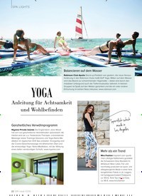 Titelbild der Ausgabe 1/2019 von SPA LIGHTS: YOGA. Zeitschriften als Abo oder epaper bei United Kiosk online kaufen.