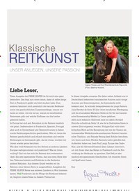 Titelbild der Ausgabe 33/2019 von Klassische REITKUNST: UNSER ANLIEGEN, UNSERE PASSION!. Zeitschriften als Abo oder epaper bei United Kiosk online kaufen.