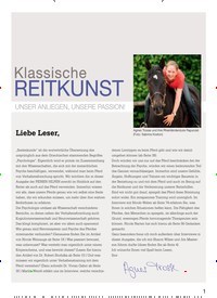 Titelbild der Ausgabe 34/2019 von Klassische REITKUNST: UNSER ANLIEGEN, UNSERE PASSION!. Zeitschriften als Abo oder epaper bei United Kiosk online kaufen.