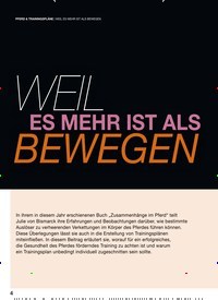 Titelbild der Ausgabe 37/2019 von WEIL ES MEHR IST ALS BEWEGEN. Zeitschriften als Abo oder epaper bei United Kiosk online kaufen.