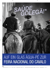 Titelbild der Ausgabe 39/2020 von SAÚDE GOLEGÃ!*: AUF EIN GLAS ÁGUA-PÉ ZUR FEIRA NACIONAL DO CAVALO. Zeitschriften als Abo oder epaper bei United Kiosk online kaufen.