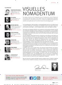 Titelbild der Ausgabe 2/2019 von VISUELLES NOMADENTUM. Zeitschriften als Abo oder epaper bei United Kiosk online kaufen.