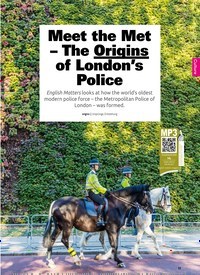 Titelbild der Ausgabe 4/2019 von Meet the Met – The Origins of London’s Police. Zeitschriften als Abo oder epaper bei United Kiosk online kaufen.