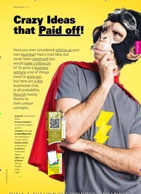Titelbild der Ausgabe 5/2019 von Crazy Ideas that Paid off!. Zeitschriften als Abo oder epaper bei United Kiosk online kaufen.
