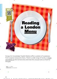 Titelbild der Ausgabe 1/2020 von Reading a London Menu. Zeitschriften als Abo oder epaper bei United Kiosk online kaufen.