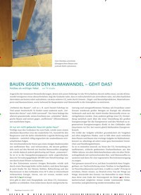 Titelbild der Ausgabe 1/2020 von BAUEN GEGEN DEN KLIMAWANDEL – GEHT DAS?. Zeitschriften als Abo oder epaper bei United Kiosk online kaufen.
