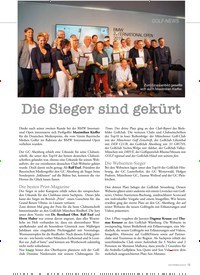 Titelbild der Ausgabe 2/2019 von GOLF-NEWS: Die Sieger sind gekürt. Zeitschriften als Abo oder epaper bei United Kiosk online kaufen.