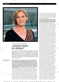 Titelbild der Ausgabe 7/2022 von „Unsere Liebe ist stärker“. Zeitschriften als Abo oder epaper bei United Kiosk online kaufen.
