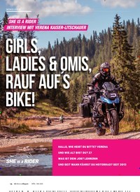 Titelbild der Ausgabe 25/2020 von GIRLS, LADIES & OMIS, RAUF AUF´S BIKE!. Zeitschriften als Abo oder epaper bei United Kiosk online kaufen.