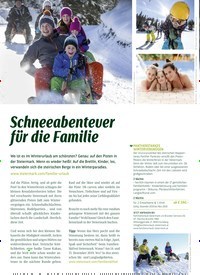 Titelbild der Ausgabe 4/2019 von Schneeabenteuer für die Familie. Zeitschriften als Abo oder epaper bei United Kiosk online kaufen.