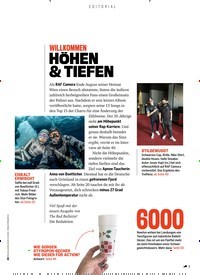 Titelbild der Ausgabe 11/2019 von WILLKOMMEN: HÖHEN & TIEFEN. Zeitschriften als Abo oder epaper bei United Kiosk online kaufen.