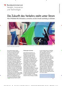 Titelbild der Ausgabe 5/2018 von Die Zukunft des Verkehrs steht unter Strom. Zeitschriften als Abo oder epaper bei United Kiosk online kaufen.