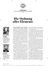 Titelbild der Ausgabe 2/2022 von Die Ordnung aller Elemente. Zeitschriften als Abo oder epaper bei United Kiosk online kaufen.