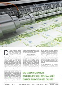 Titelbild der Ausgabe 1/2023 von Wie ... Sie rechnen noch mit Fiat-Geld?. Zeitschriften als Abo oder epaper bei United Kiosk online kaufen.