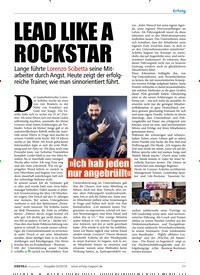 Titelbild der Ausgabe 2/2018 von LEAD LIKE A ROCKSTAR. Zeitschriften als Abo oder epaper bei United Kiosk online kaufen.