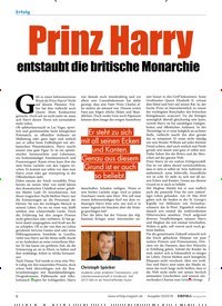 Titelbild der Ausgabe 3/2018 von Prinz Harry. Zeitschriften als Abo oder epaper bei United Kiosk online kaufen.