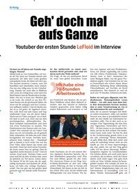 Titelbild der Ausgabe 2/2019 von Geh' doch mal aufs Ganze. Zeitschriften als Abo oder epaper bei United Kiosk online kaufen.