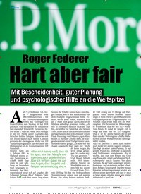 Titelbild der Ausgabe 3/2019 von Roger Federer Hart aber fair. Zeitschriften als Abo oder epaper bei United Kiosk online kaufen.