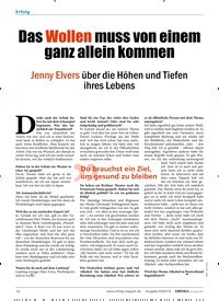 Titelbild der Ausgabe 3/2019 von Das Wollen muss von einem ganz allein kommen. Zeitschriften als Abo oder epaper bei United Kiosk online kaufen.