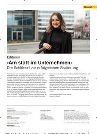 Titelbild der Ausgabe 35/2022 von »Am statt im Unternehmen«. Zeitschriften als Abo oder epaper bei United Kiosk online kaufen.