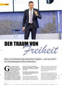 Titelbild der Ausgabe 35/2022 von DER TRAUM VON Freiheit. Zeitschriften als Abo oder epaper bei United Kiosk online kaufen.