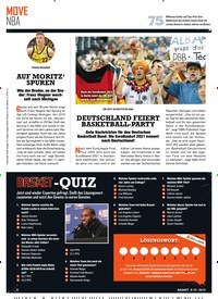 Titelbild der Ausgabe 10/2019 von BASKET-QUIZ. Zeitschriften als Abo oder epaper bei United Kiosk online kaufen.