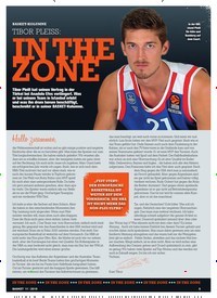 Titelbild der Ausgabe 11/2019 von BASKET-KOLUMNE: TIBOR PLEISS: IN THE ZONE. Zeitschriften als Abo oder epaper bei United Kiosk online kaufen.