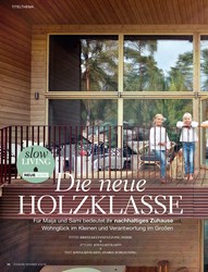 Titelbild der Ausgabe 9/2019 von slow LIVING NEUE SERIE: Die neue HOLZKLASSE. Zeitschriften als Abo oder epaper bei United Kiosk online kaufen.