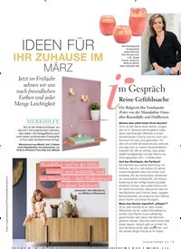 Titelbild der Ausgabe 3/2021 von IDEEN FÜR IHR ZUHAUSE IM MÄRZ. Zeitschriften als Abo oder epaper bei United Kiosk online kaufen.