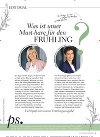 Titelbild der Ausgabe 3/2022 von Was ist unser Must-have für den FRÜHLING. Zeitschriften als Abo oder epaper bei United Kiosk online kaufen.