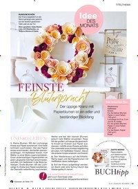 Titelbild der Ausgabe 4/2022 von FEINSTE Blütenpracht. Zeitschriften als Abo oder epaper bei United Kiosk online kaufen.
