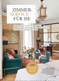 Titelbild der Ausgabe 10/2022 von ZIMMER- SERVICE FÜR SIE. Zeitschriften als Abo oder epaper bei United Kiosk online kaufen.