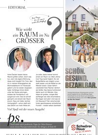Titelbild der Ausgabe 11/2022 von Wie wirkt ein RAUM im Nu GRÖSSER. Zeitschriften als Abo oder epaper bei United Kiosk online kaufen.
