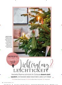 Titelbild der Ausgabe 12/2022 von Lichterglang & LEICHTIGKEIT. Zeitschriften als Abo oder epaper bei United Kiosk online kaufen.