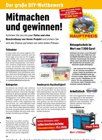 Titelbild der Ausgabe 11/2019 von Der große DIY-Wettbewerb: Mitmachen und gewinnen!. Zeitschriften als Abo oder epaper bei United Kiosk online kaufen.