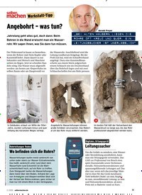 Titelbild der Ausgabe 2/2020 von Selber machen Werkstatt-Tipp: Angebohrt – was tun?. Zeitschriften als Abo oder epaper bei United Kiosk online kaufen.