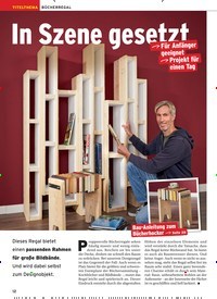 Titelbild der Ausgabe 12/2020 von BÜCHERREGAL: In Szene gesetzt. Zeitschriften als Abo oder epaper bei United Kiosk online kaufen.