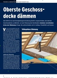 Titelbild der Ausgabe 1/2021 von SO FUNKTIONIERT DAS: Oberste Geschossdecke dämmen. Zeitschriften als Abo oder epaper bei United Kiosk online kaufen.