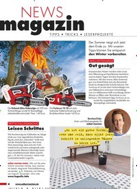 Titelbild der Ausgabe 9/2022 von NEWS magazin. Zeitschriften als Abo oder epaper bei United Kiosk online kaufen.