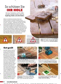 Titelbild der Ausgabe 11/2022 von So schützen Sie IHR HOLZ. Zeitschriften als Abo oder epaper bei United Kiosk online kaufen.