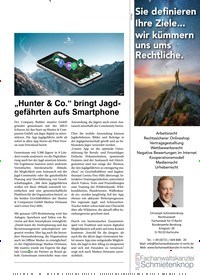 Titelbild der Ausgabe 2/2019 von „Hunter & Co.“ bringt Jagdgefährten aufs Smartphone. Zeitschriften als Abo oder epaper bei United Kiosk online kaufen.