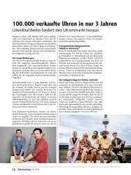 Titelbild der Ausgabe 3/2019 von 100.000 verkaufte Uhren in nur 3 Jahren. Zeitschriften als Abo oder epaper bei United Kiosk online kaufen.