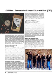 Titelbild der Ausgabe 5/2019 von ChillChoc - Der erste Anti-Stress-Kakao mit Hanf (CBD). Zeitschriften als Abo oder epaper bei United Kiosk online kaufen.