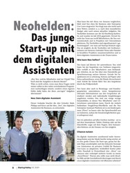 Titelbild der Ausgabe 5/2019 von Neohelden:Das junge Start-up mit dem digitalen Assistenten. Zeitschriften als Abo oder epaper bei United Kiosk online kaufen.