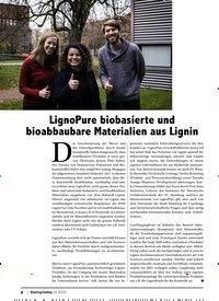 Titelbild der Ausgabe 1/2020 von LignoPure biobasierte und bioabbaubare Materialien aus Lignin. Zeitschriften als Abo oder epaper bei United Kiosk online kaufen.