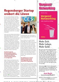 Titelbild der Ausgabe 2/2020 von Regensburger Startup erobert die Löwen. Zeitschriften als Abo oder epaper bei United Kiosk online kaufen.