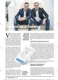 Titelbild der Ausgabe 2/2020 von Justice as a Service. Zeitschriften als Abo oder epaper bei United Kiosk online kaufen.